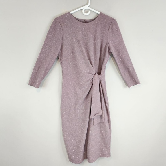 REVOLVE London Times Purple Metallic Sparkle Dress Sz. 6 - Picture 2 of 12